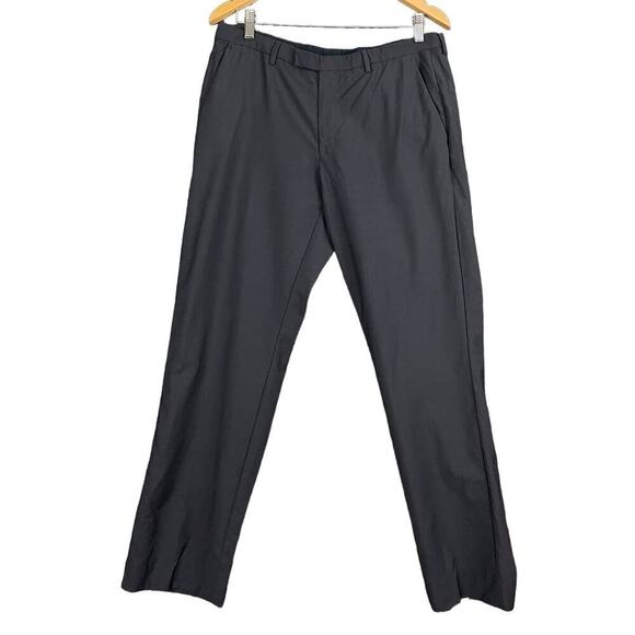 Hugo Boss Dress Pants 34 R Men's 100% Virgin Wool | Blue Business Wear Slacks - Picture 1 of 11